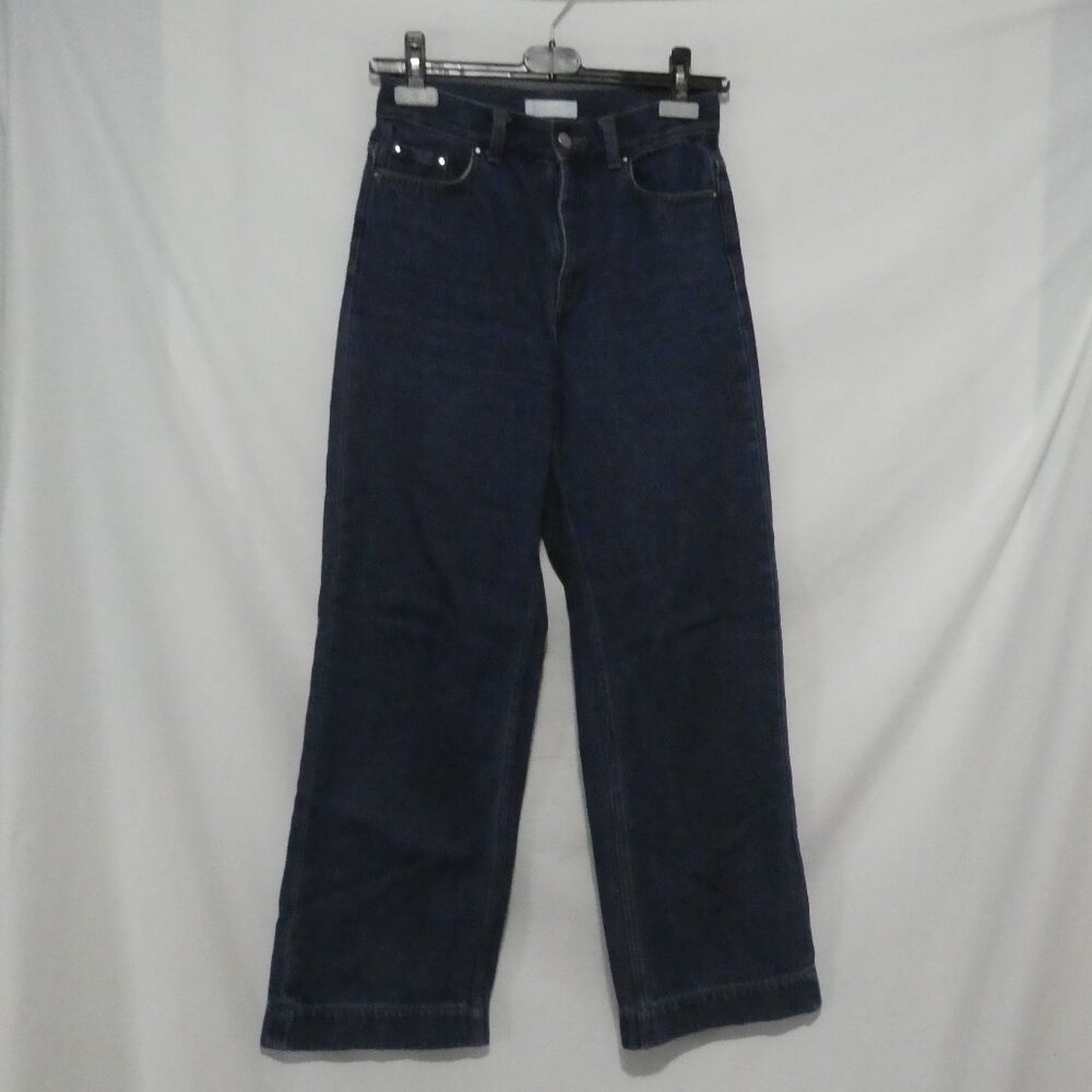 OAT + FORT | size 25 | 100% Cotton | Dark Blue Denim Jeans